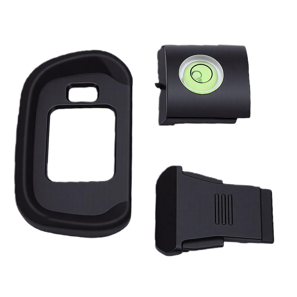 Kit Livella a Bolla Tappo Hot Shoe Paraluce per Fotocamera R7 Silicone Morbido per Fotografia