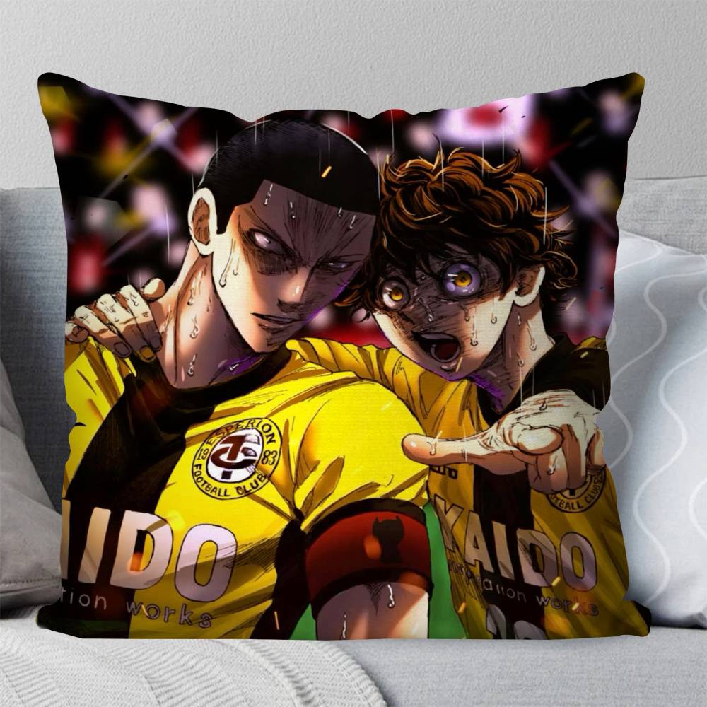 Ao Ashi Anime Pillow Case Fashion Square Pillowcase Bedroom Sofa Room Ins Decoration Leisure
