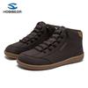 HOBIBEAR Fleece-Lined Slip-On Winter Mid-Top Wide-Toe Casual Outdoor Shoes