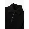 VOV Wool Blend Core Collar Knit Pullover 7116150106