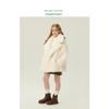 Children's Fur Outwear 2025 Autumn and Winter New Style Girls' Imitation Lamb Wool Little Girl's Fur Outwear Mid-Length Korean Style