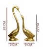 Brass Swan Pair Statue | Height-28 Cm Aprrox. | Vastu Idol for Home and Office | Zonal Placement-SW |