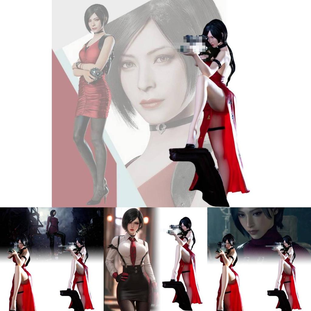 High Quality Resident Evil Ada Wong Hunter Gk Figure Collectible Pvc Model Display Piece