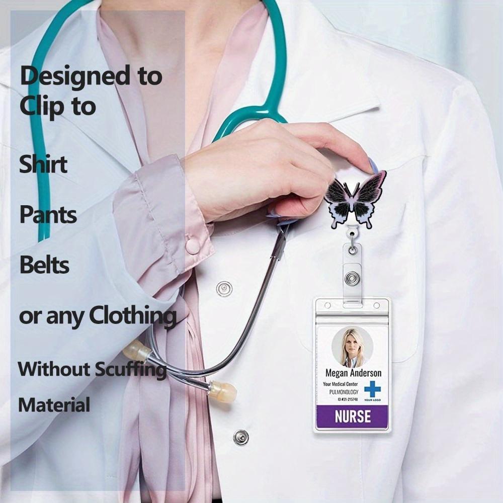 1pc Butterfly Badge Accessories Nurse Teacher Student Office Staff