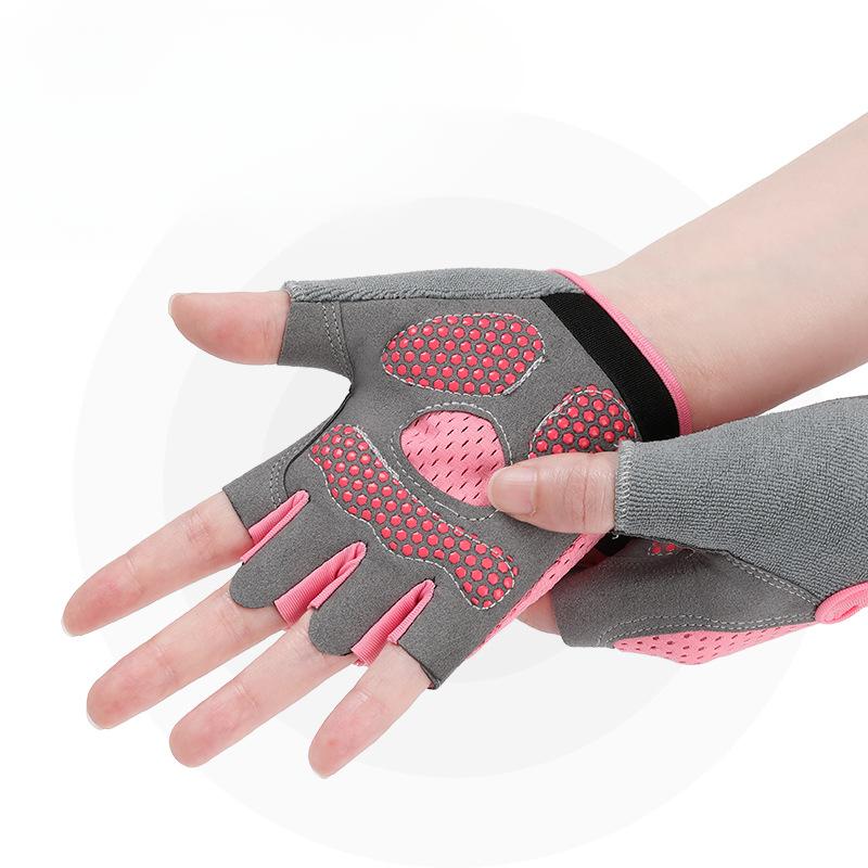Children's Sports Half-finger Protective Gloves Thin Roller Slip Anti Slip Wear Resistant Training Bicycle Bicycle Balance Bike Breathable
