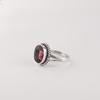 Rhodolith Edelstein 925 Sterling Silber Handgefertigter Schmuck Damen Schöner Ring Geschenk für Ehefrau RR-84-15