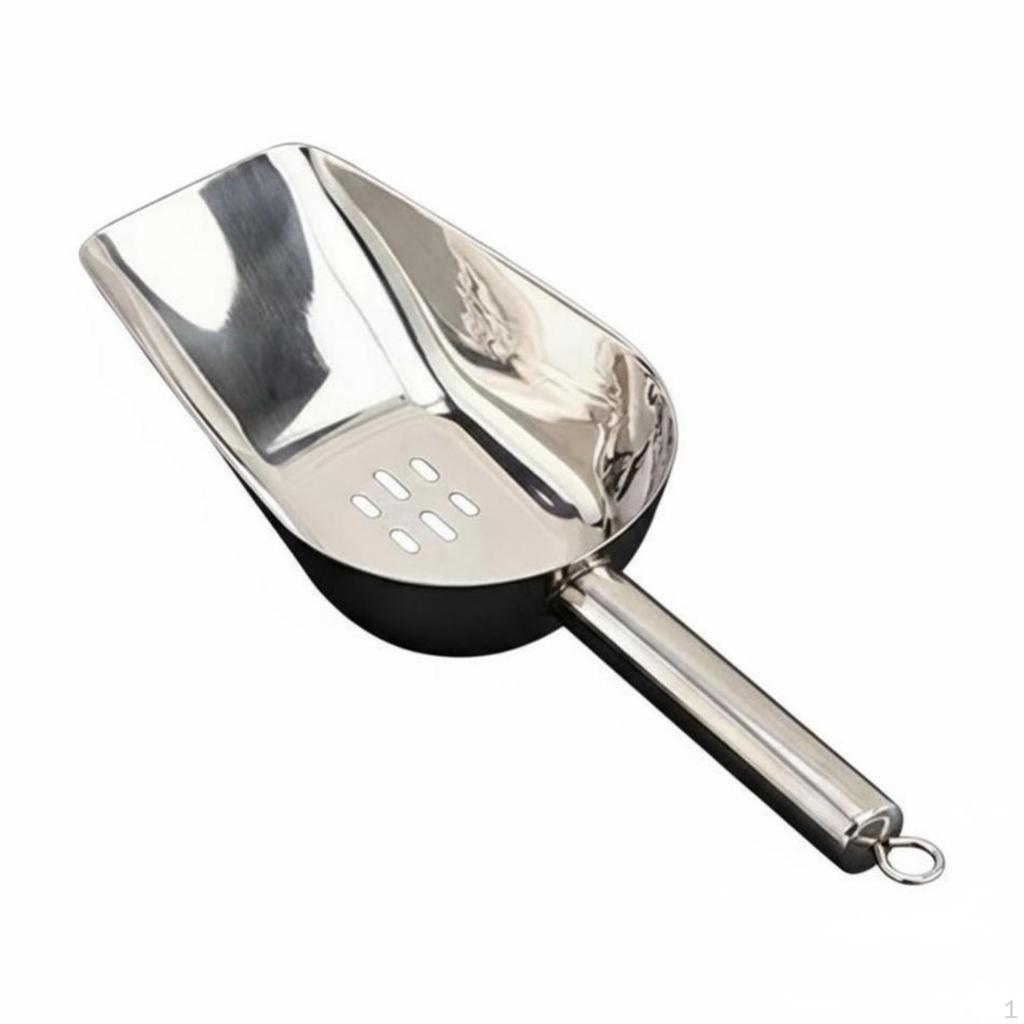Ice ladle, Stainless Steel, sturdy Duty, Bar Utility Tool L