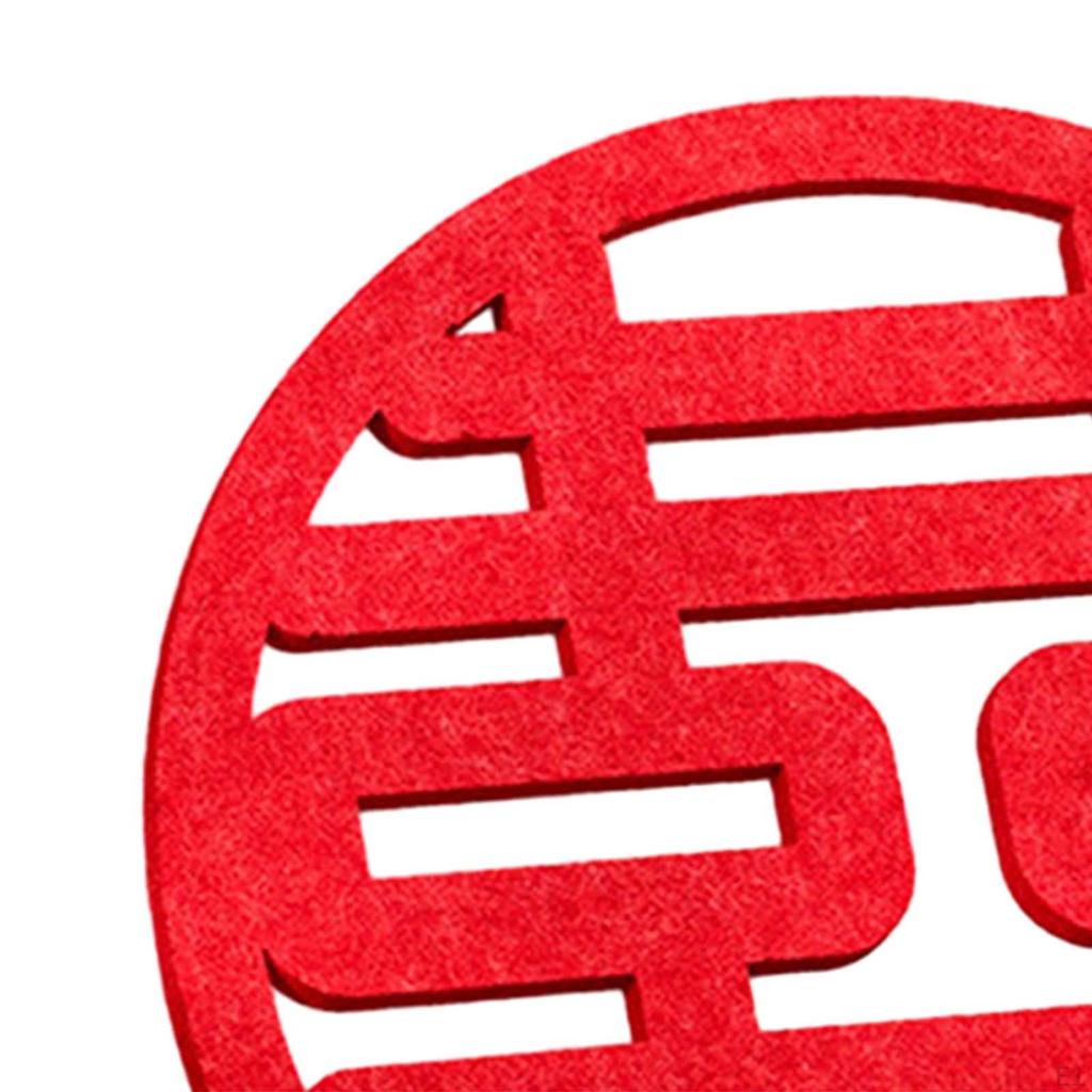 Chinese Character Wedding, Standing Ornament, DIY Festival Wedding Red Tradition