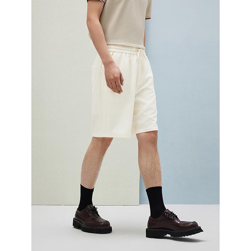 GXG Men's Seersucker Solid Casual Shorts