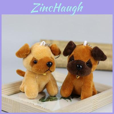Adorável Brinquedo de Pelúcia Husky Realista Cachorro Animal de Pelúcia Bonita Boneca Cachorrinho Chaveiro