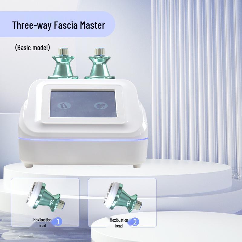 Three-Way Meridian Therapy Instrument for Shoulder & Neck - Fascia Knife & Moxibustion Device for Spa & Body Health