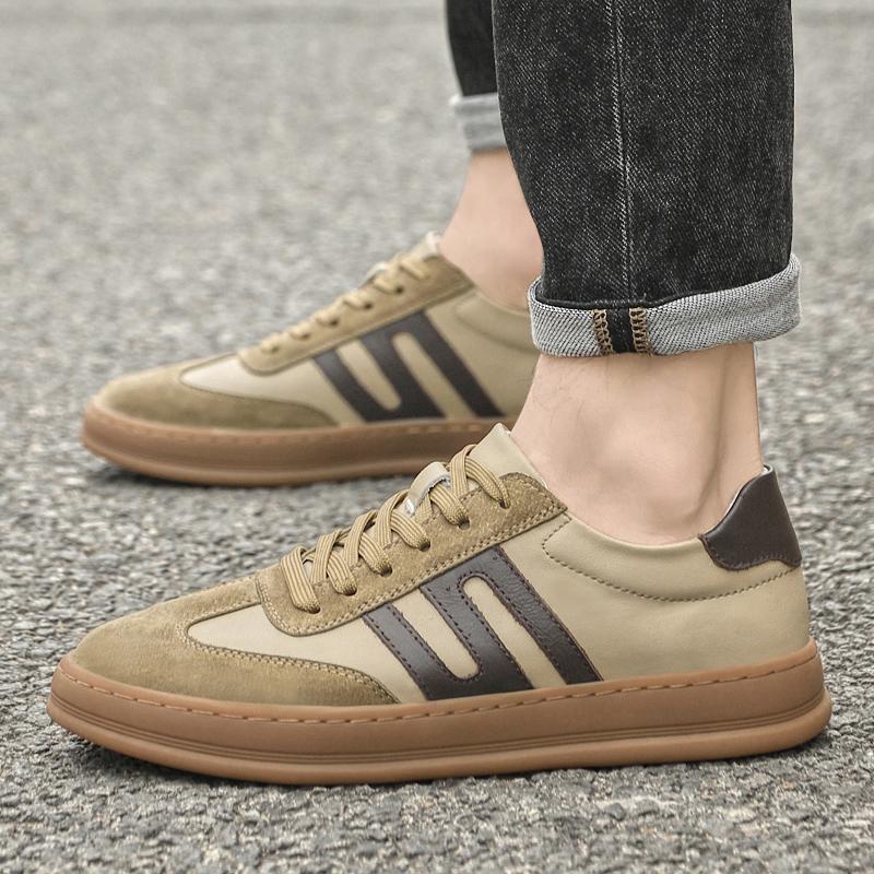 Brand Outdoor Men's Spring New Lace Up Comfortable Anti Slip Sports Board Shoes Retro Men Fashionable Breathable Casual Sneakers