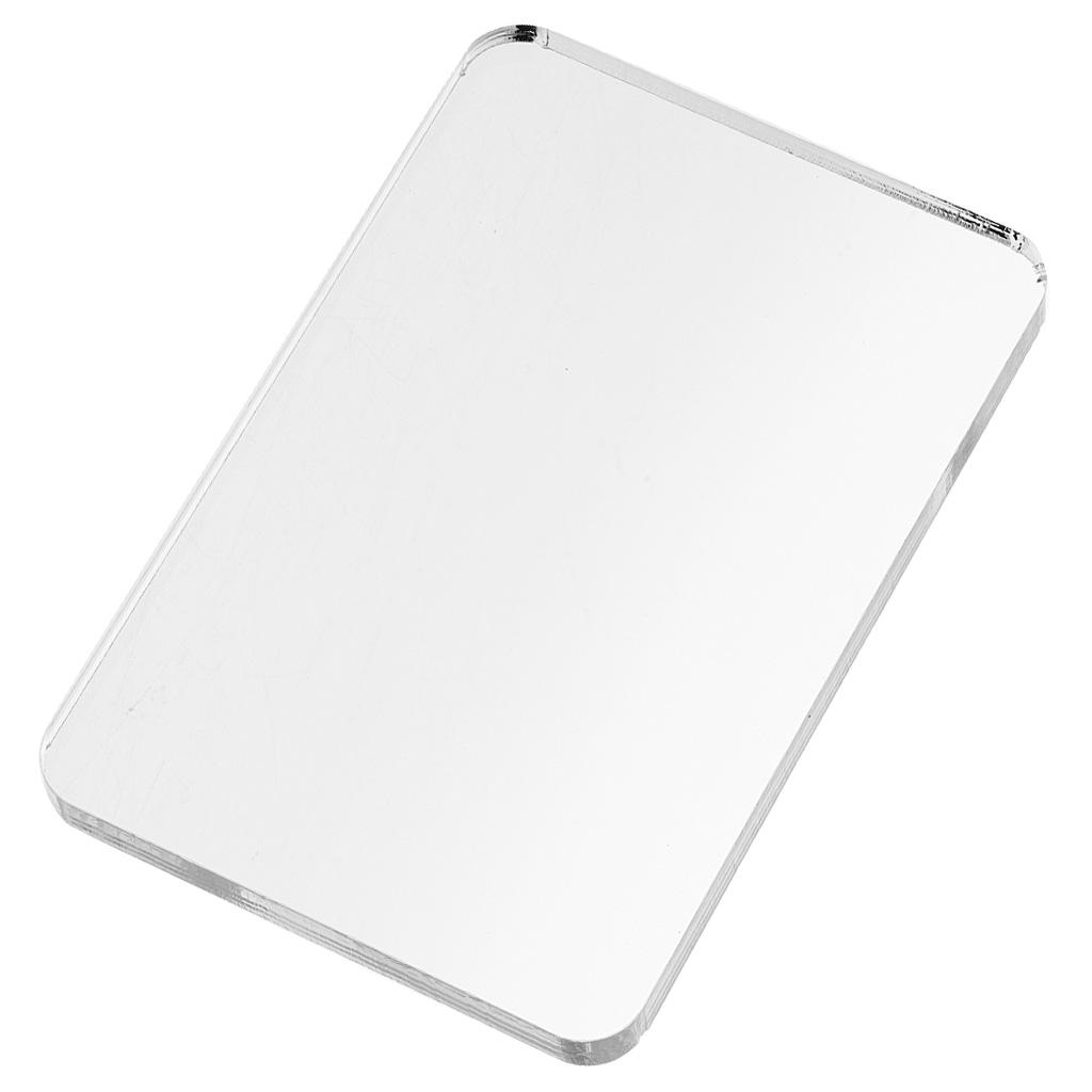 Acrylic Stamping Block Scrapbooking Tool for Clear Stamps Ink Pads and Card Craft Projects