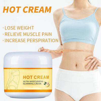 Crema da massaggio per la pancia alla curcuma Crema da massaggio per la cura del corpo rassodante e termica