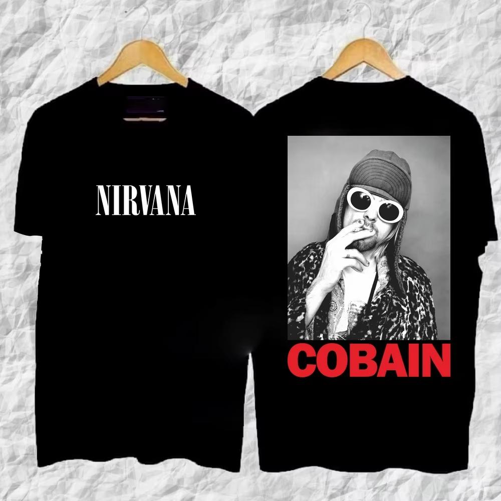 T-shirt Rock Band 2026, Nirvana Nevermind Thaïlandais Kurt Kuben, Mode Homme Manches Courtes, Coton Haute Qualité Y2K Impression Dessin Animé T-shirt