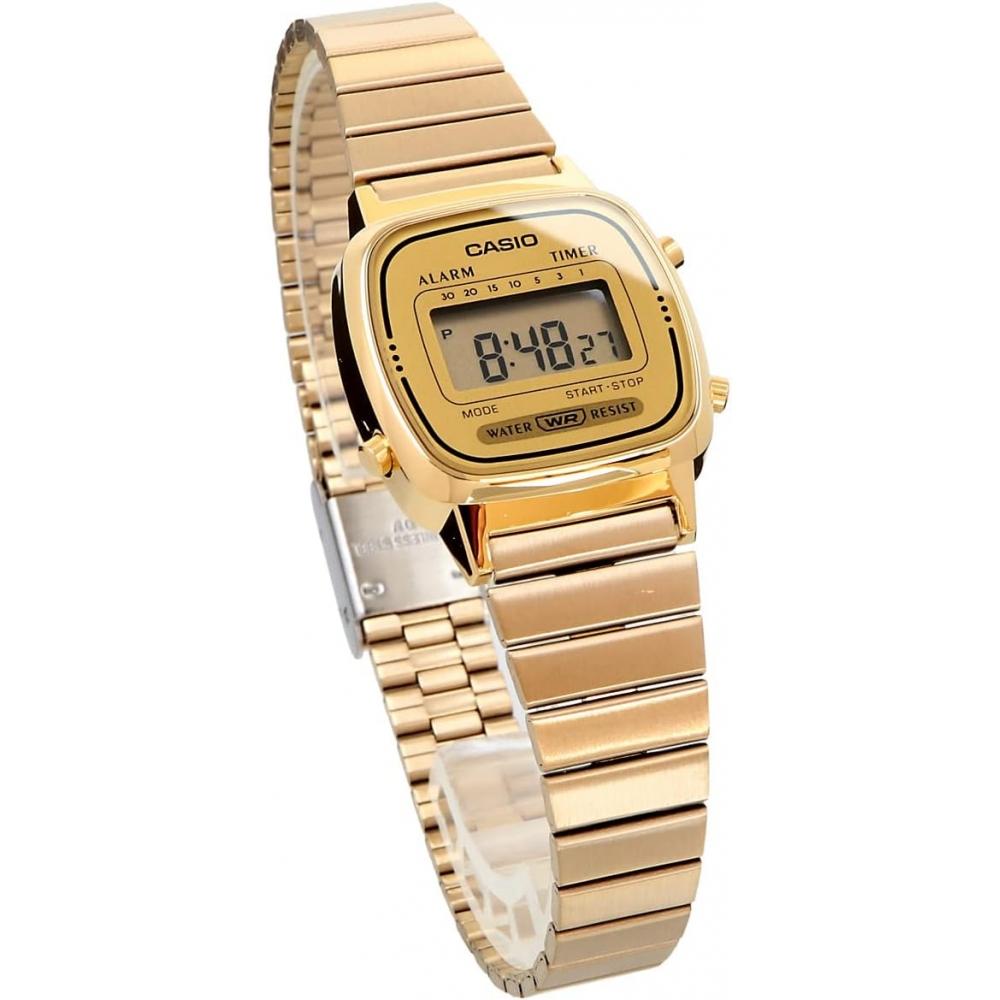 Casio CaSio Women S Digital New deSign La670wga 9 Gold overSeaS Model [parallel Imported Product] Gold La670wga 9