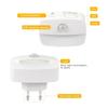 LED Motion Sensor Night Light Plug In EU US Plug Soft Warm Wall Lamp for Baby Kids Room Stairs