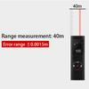 Handheld Multifunctional 40M/60M LCD Digital Laser Rangefinder Mini USB Charging Laser Distance Meter for Interior Decoration