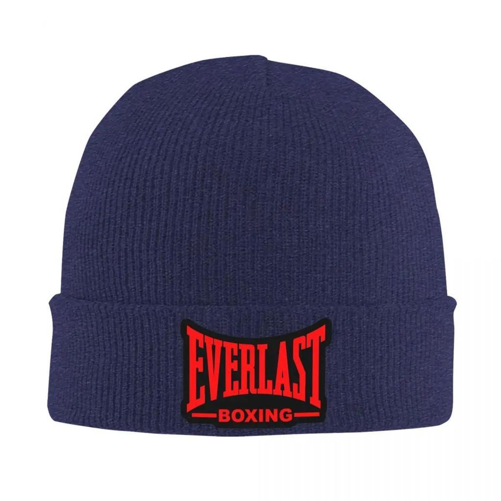 Everlasts Boxerské čepice s logem Pletená čepice Muži Ženy Cool Teplé kulichy Podzimní Posilovna Grafická čepice