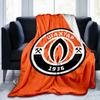 Shakhtar Donetsk Crest Design Blanket Suitable for Sofas, Beds, Offices, And Camping - Perfect Gift for Halloween Christmas