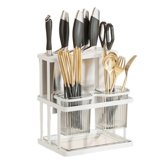Chopstick Knife Holder Storage Organizer Utensil Cutlery Caddy Large Capacity