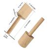 with Handle Mud Hammer Wooden Mud Molding Tool Pottery Mud Plate  Shaping Porcelain Cup