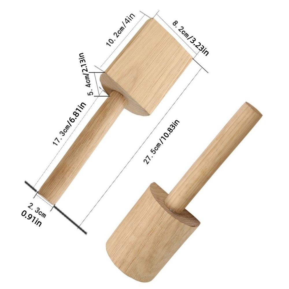 with Handle Mud Hammer Wooden Mud Molding Tool Pottery Mud Plate  Shaping Porcelain Cup