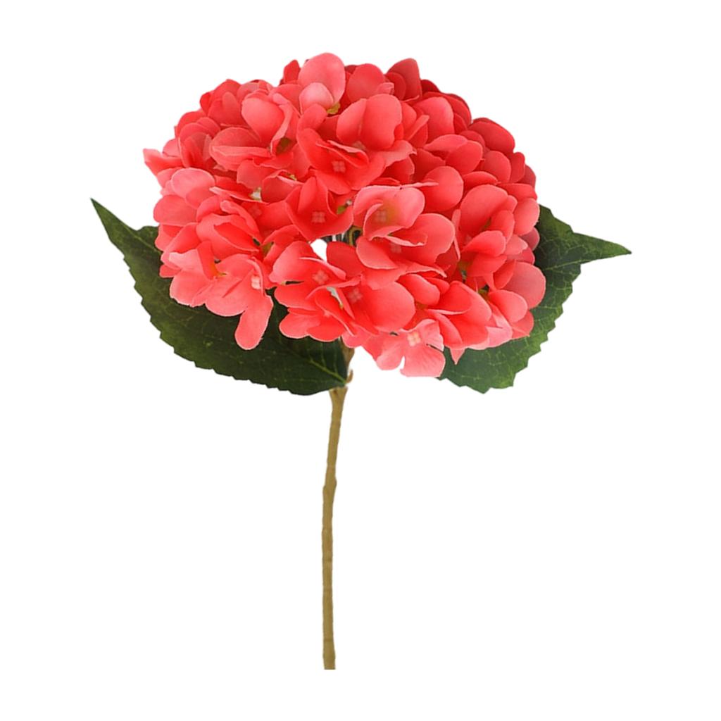 Single Artificial Hydrangea Flower - Elegant Home Living Room Decoration And Wedding Bouquet