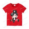 Sailors Moons Cotton T-shirt Sweet Anime Printed Girl Short Sleeve Cartoon Casual Kids Shirts Summer Child Tops