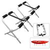 Portable Aluminum Kayak Rack Lightweight Canoe Storage Stand Paddleboard Holder with Nylon Connectors and Polyester