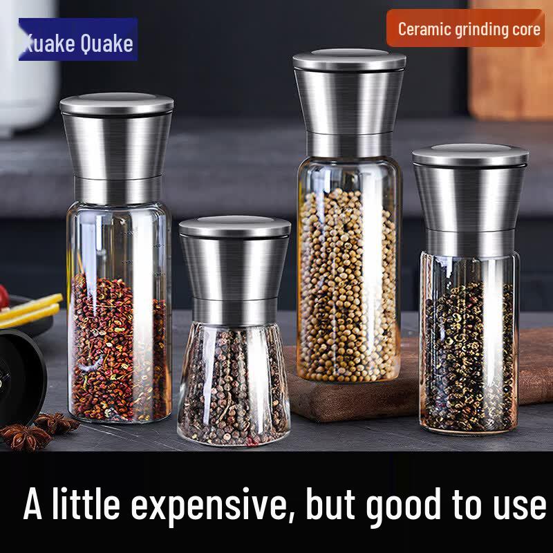 UO SO Stainless Steel Manual Spice Grinder