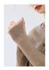 Cashmere Autumn/Winter Women's Round Neck Buttoned Cardigan