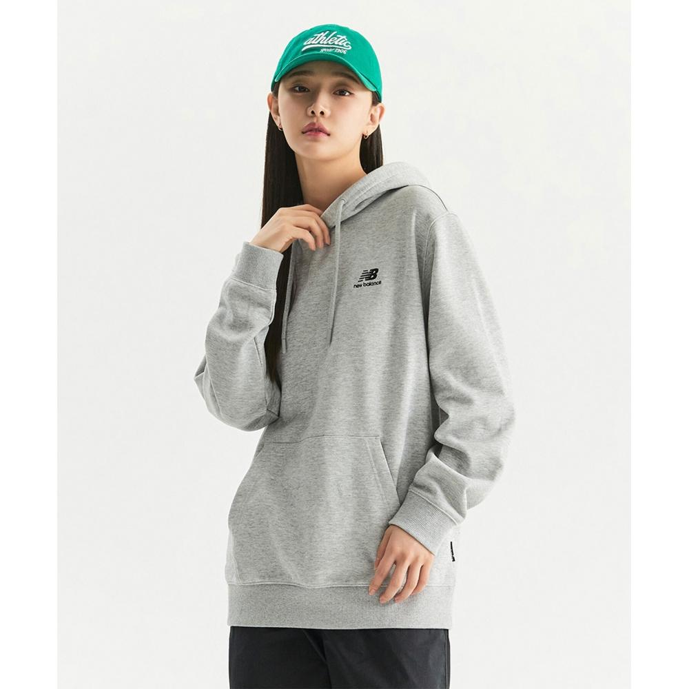 

NEW BALANCE NBN0D31013 UNI Essential Hoodie (Semi Over Fit) (MELANGE GRAY)