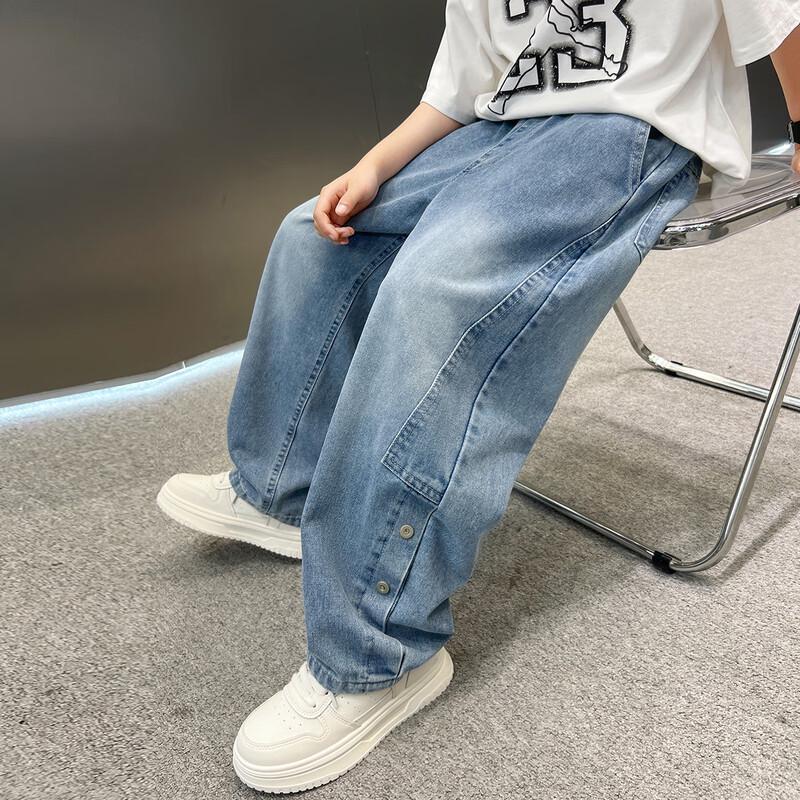 Mumuwu Jungen Jeans 2025 Frühling/Herbst Lockerer Schnitt
