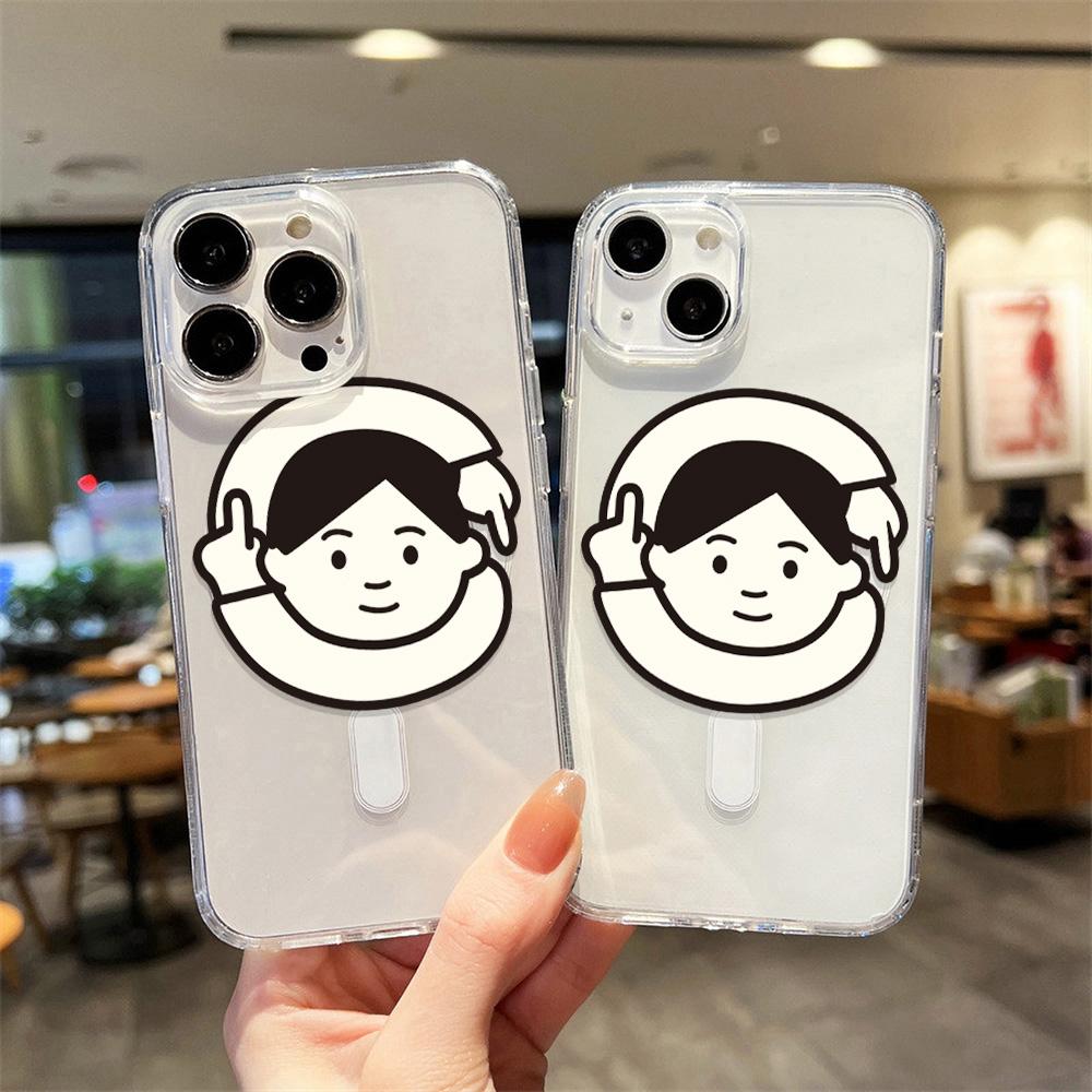 Magnetic Phone Case for iPhone 12 14 16 17 Pro 17 16 15 14 13 12 Pro Max  12 13 14 15  16 High Quality Shockproof Shell Full Protection Cute Style