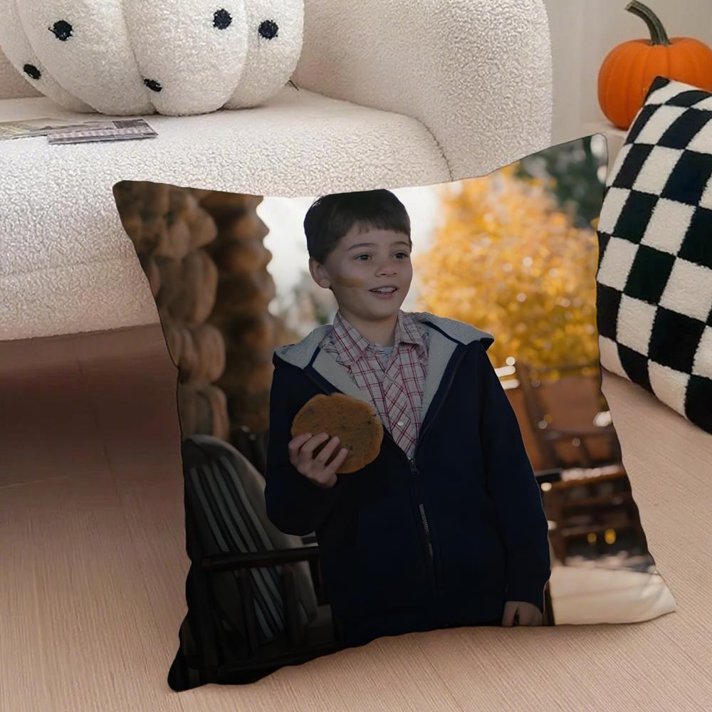 TTate Dutton Cushion Cover Throw Pillow Cover Hidden Button Durable Polyester Chair Cushion