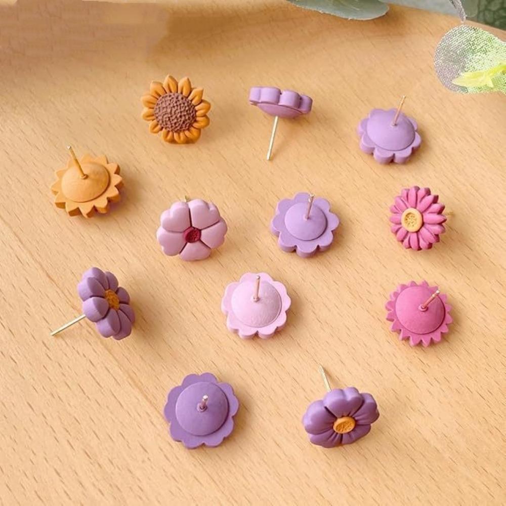 Drill Precise Stud Post Embedding Tool Jewelry Making Polymer Clay Cutters for Pottery