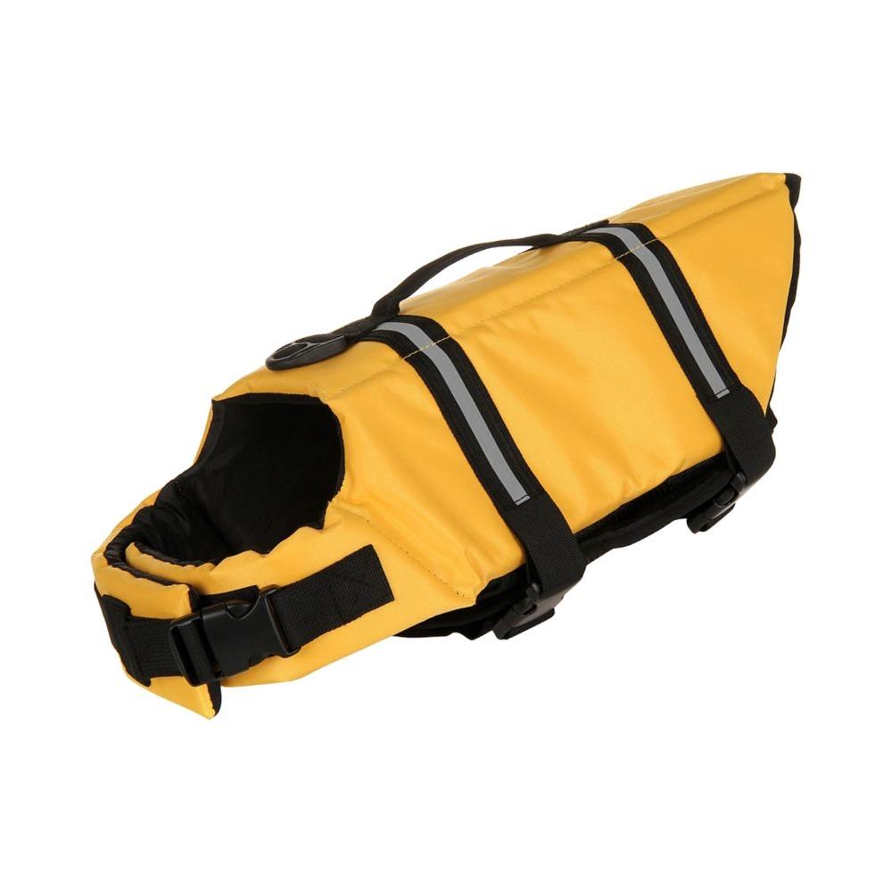 Impugnatura Portatile Giubbotto di Salvataggio per Cani Fibbia a Rilascio Rapido Costume da Bagno per Cani Salvagente per Animali Domestici Nautica
