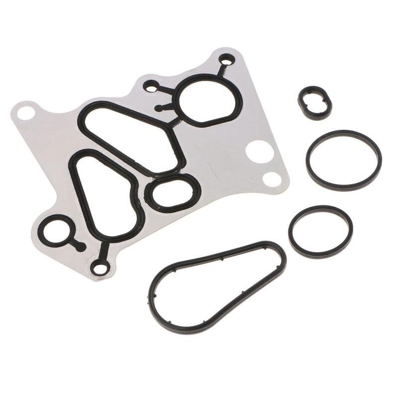 Engine Oil Cooler Gasket Seal Kit Housing Seals Set Aluminum for Mercedes Benz E250 C207 C220 Accessories
