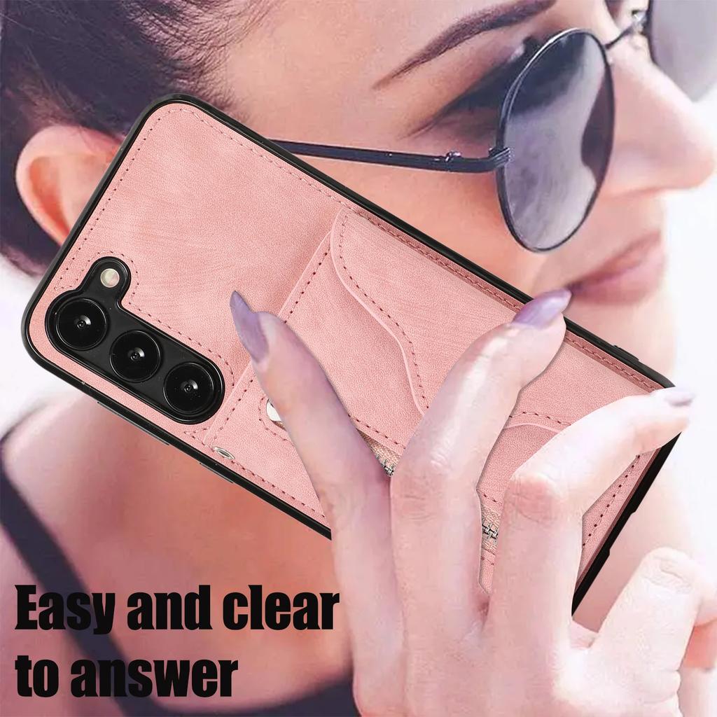 Long Lanyard Zipper Wallet Leather Cards Solt Case for Samsung Galaxy S25 Ultra S24 S23 S22 S21 FE A55 A35 A15 Crossbody Cover