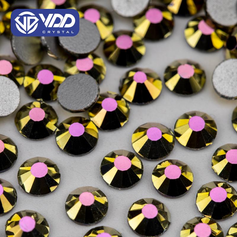 VDD Neue Farben SS4-SS30 Hochwertige Glas Kristall Strasssteine Glitzer Strass Flachrückseite Steine für Nagelkunst DIY Handwerk Dekoration