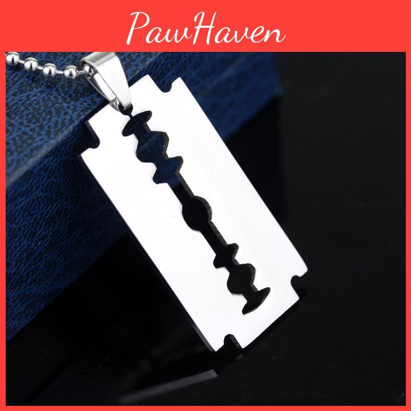 Simple Style Punk Blade Alloy Necklace With Pendant For Party And Gifts Employee