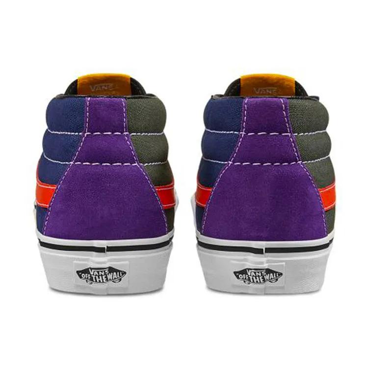 Vans Mix Match SK8MID 'Black Red Blue' (Unisex) Skate Shoes VN0A3WM3TBZ