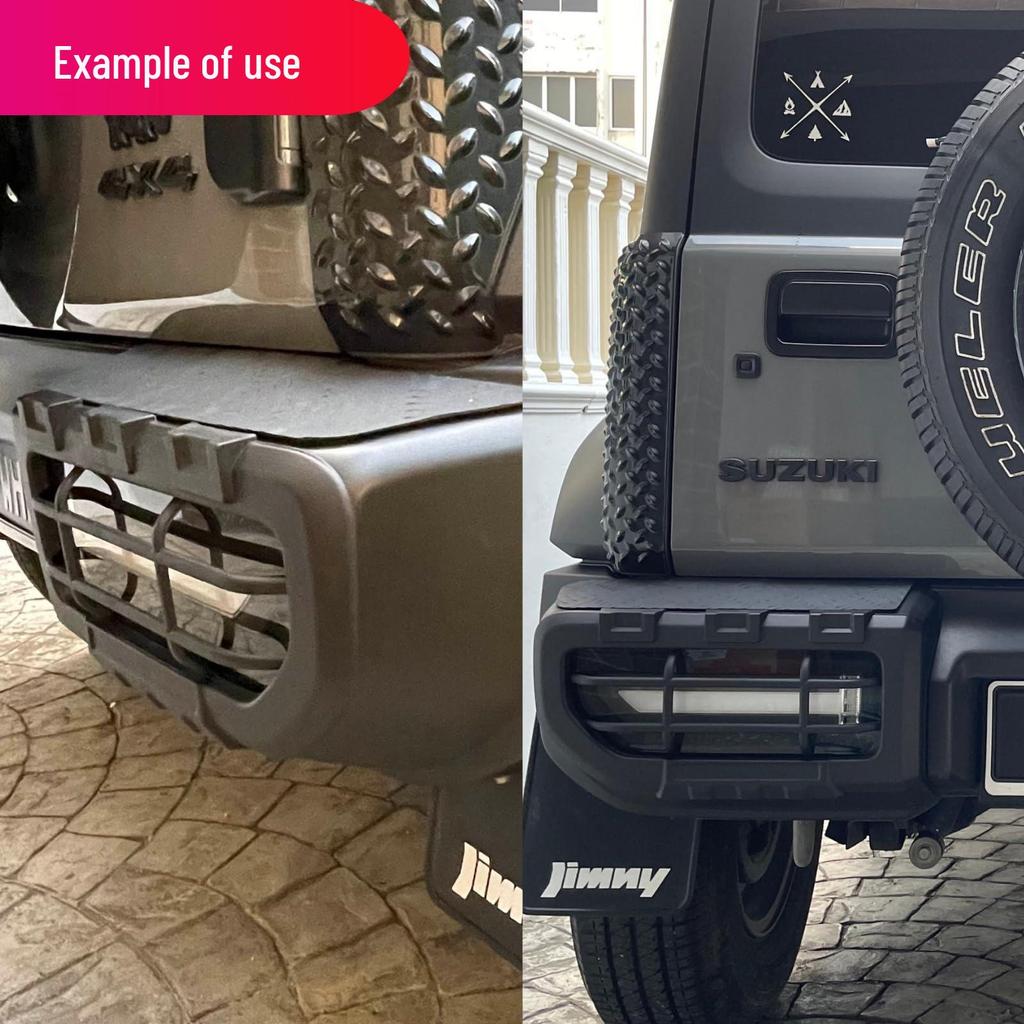 Suzuki Jimny 2018+ Black Warrior ABS Taillight Protection Cover