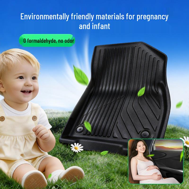 Full Coverage TPE Car Floor Mats for Volkswagen Sagitar, Lavida, Bora, Magotan, ID, Passat, Tayron, Tiguan L
