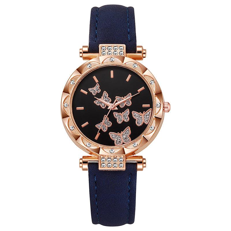 New Ladies Watch, Fashionable Personalized Simple Watch, Butterfly Digital Belt Watch