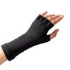 Dot Japan Moxibustion Gloves, Far-Infrared, Cold-Proof, Finger-Exposed, Smartphone Compatible, Hand Warmer, Made In Japan (Black)