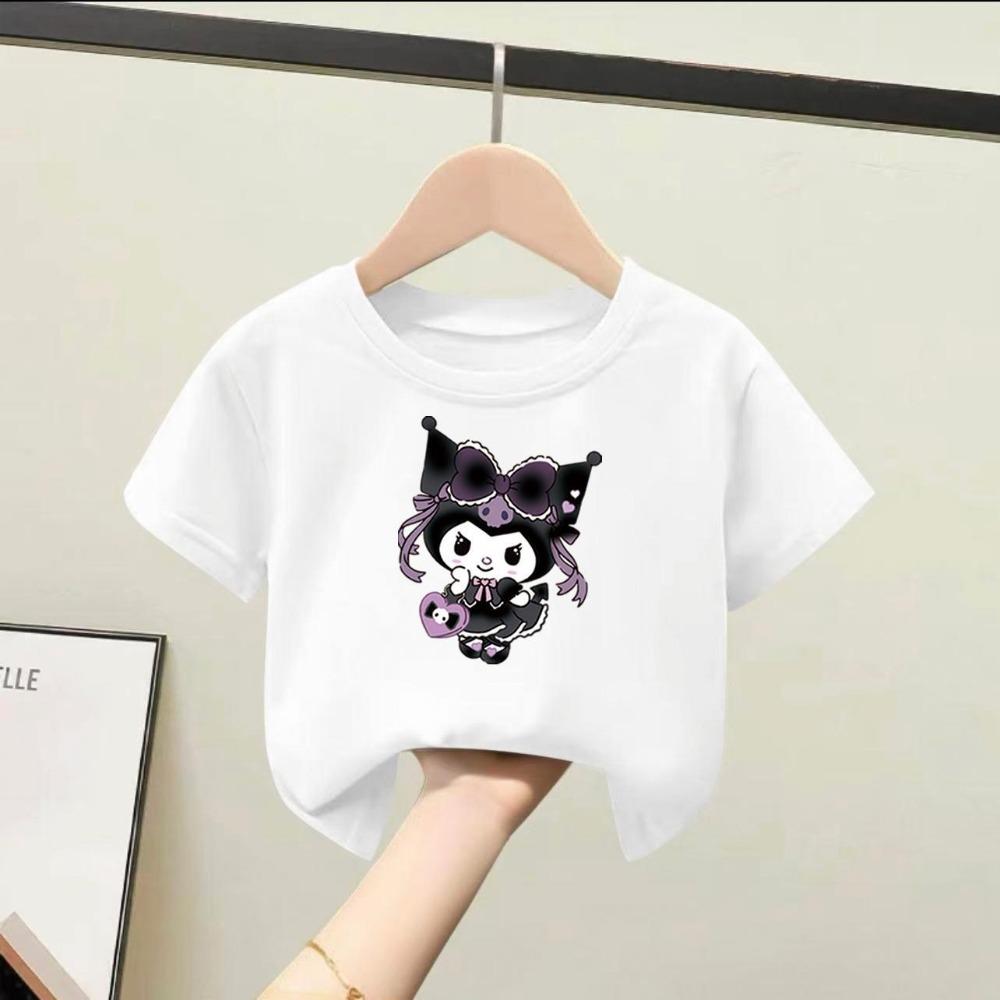Children's T-shirt, round neck short sleeved soft and comfortable fabric