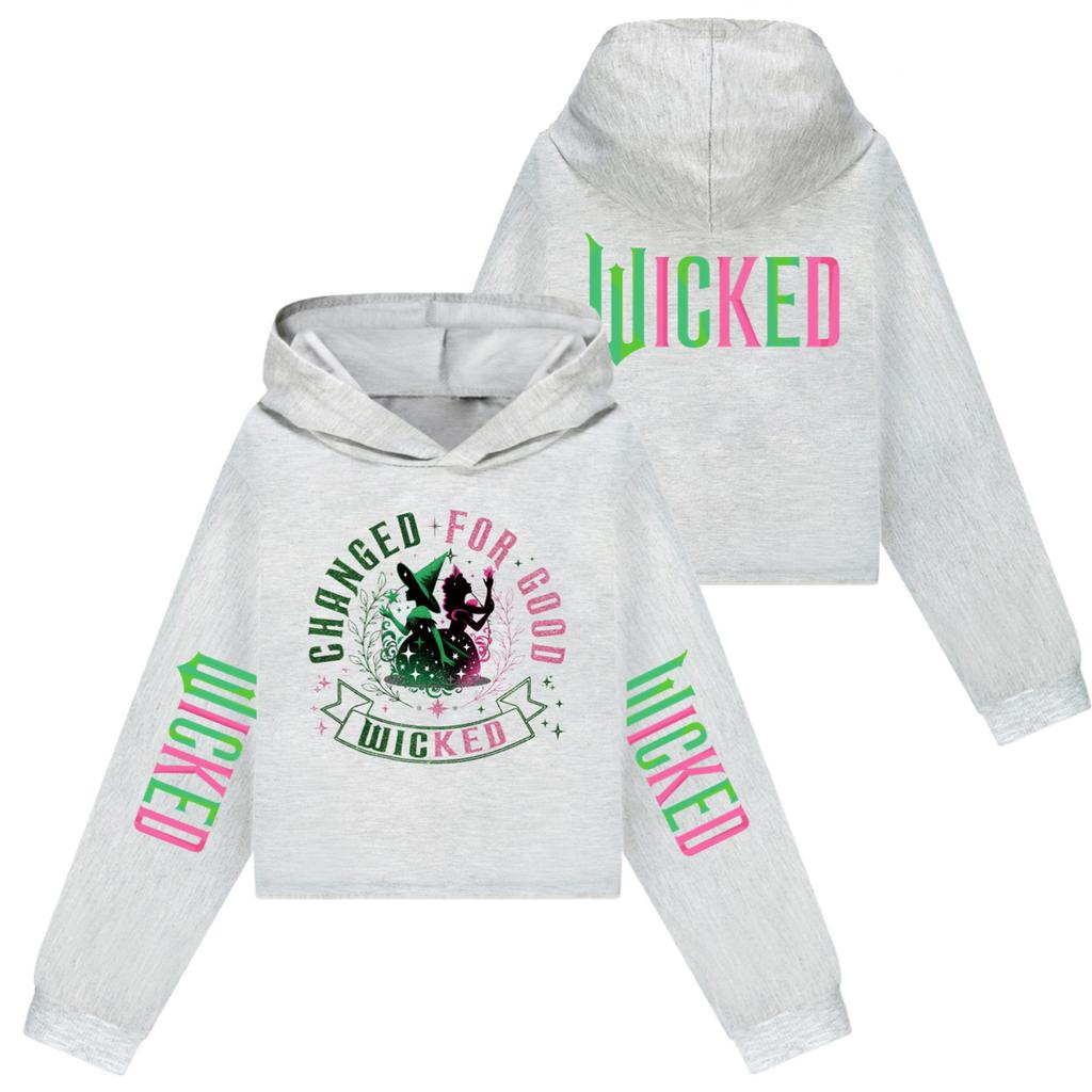 Children's Long-sleeved Loose Pullover Letter-printed Hooded Sweatshirt
