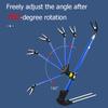 Dual-Purpose Ground Plug/Turret Fishing Rod Pole Bracket Telescopic Fishing Rod Support Holder Adjustable Tackle Accessory